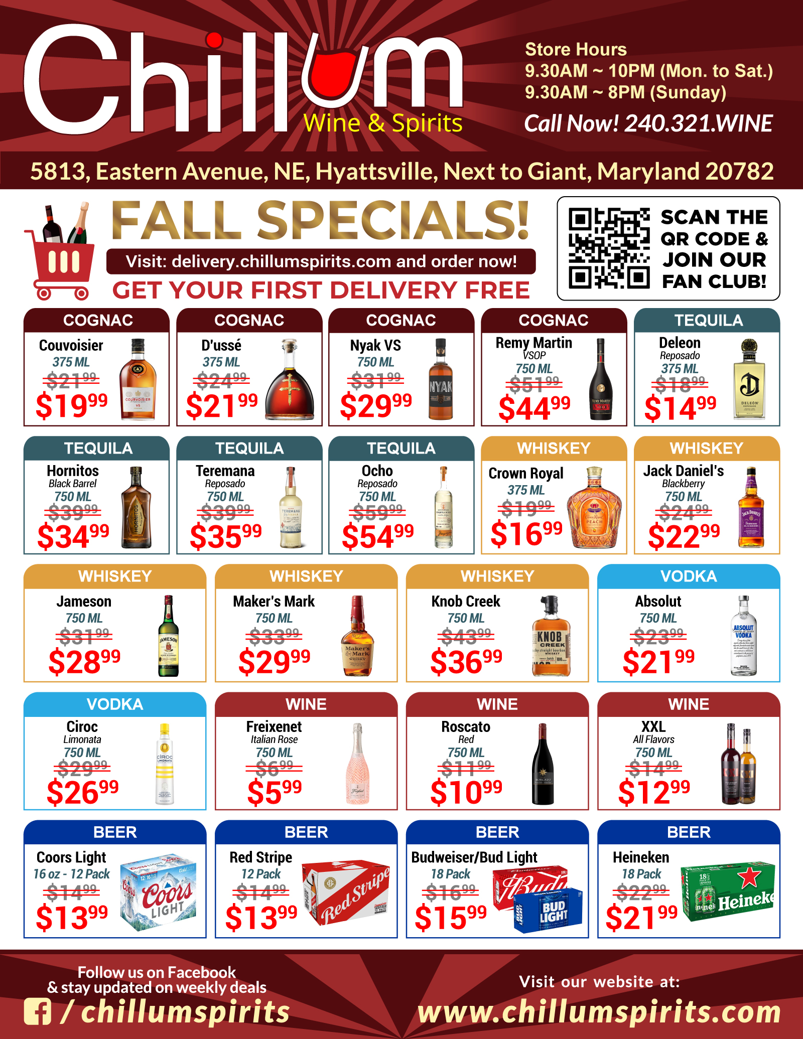 Chillum Wine & Spirits - June Discount Deals