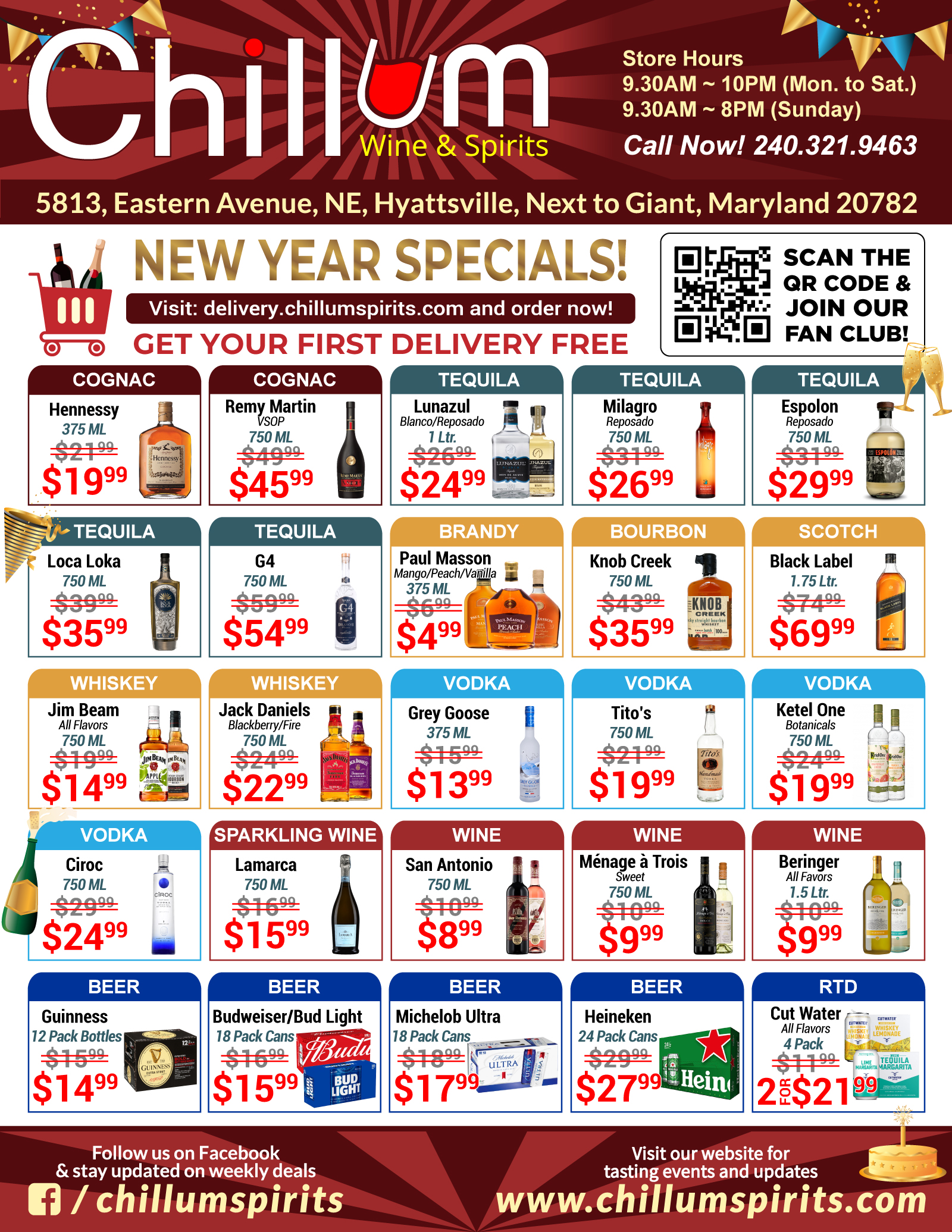 Chillum Wine & Spirits - June Discount Deals