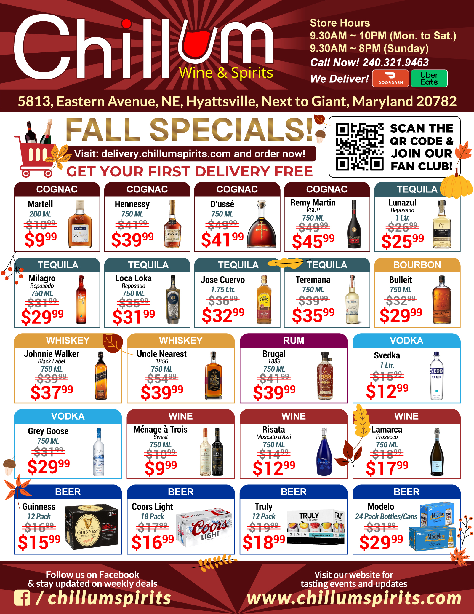 Chillum Wine & Spirits - June Discount Deals